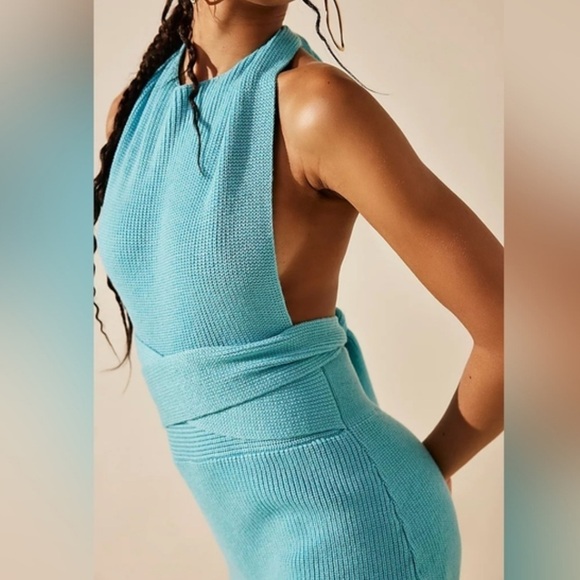 Nwt FREE PEOPLE Orchid Convertible Low-Back Mini Dress - Picture 3 of 9